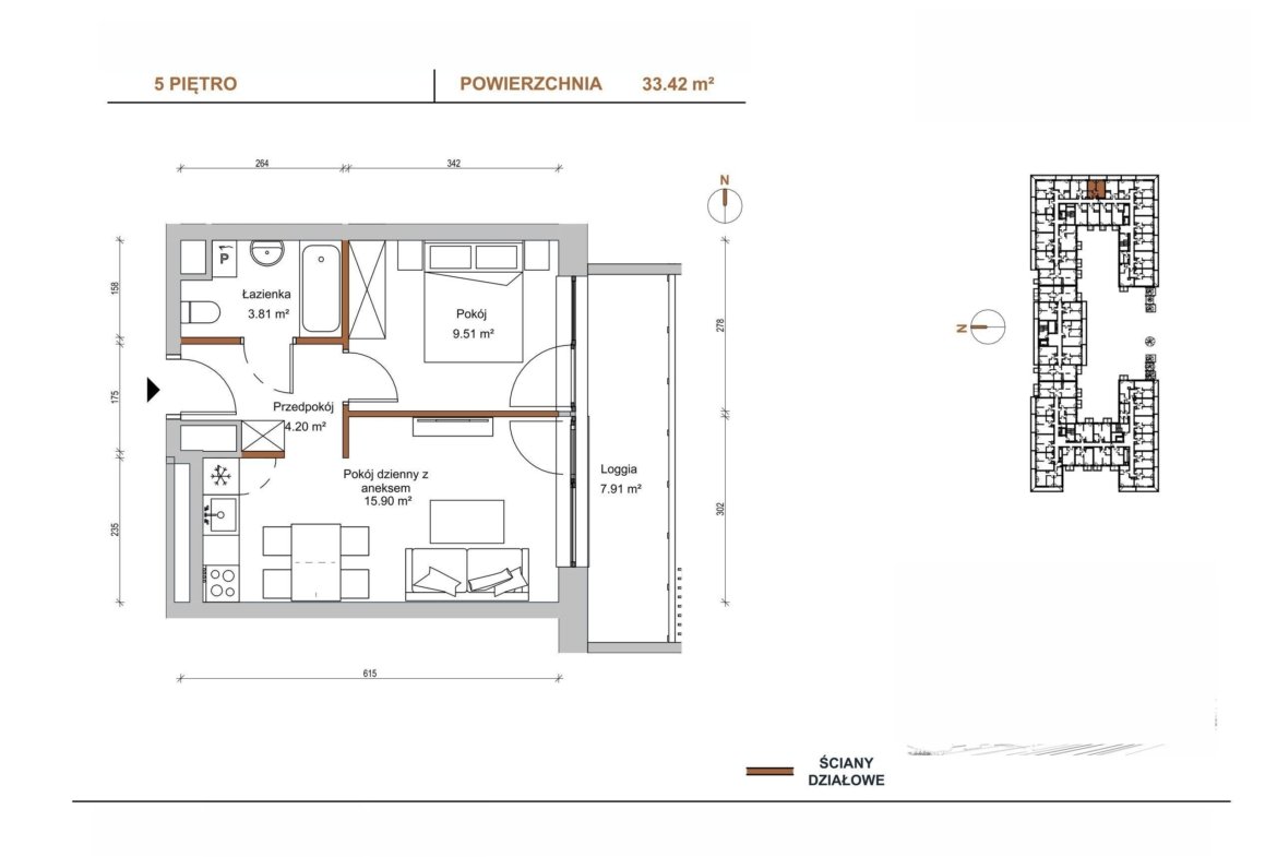 Floor plan D/511 — Braniborska 10