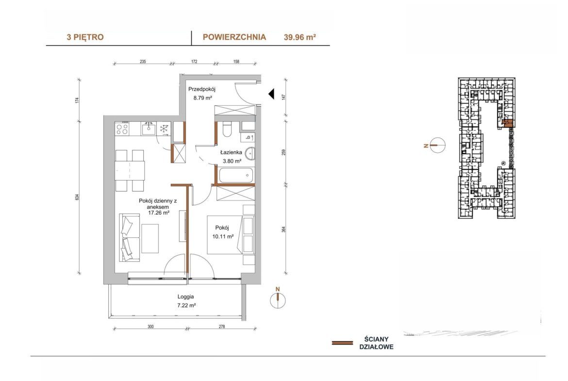 Floor plan E/310 — Braniborska 10