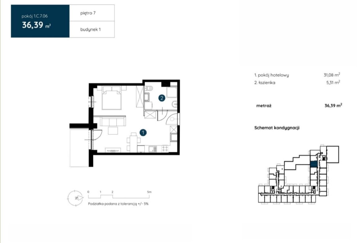 Floor plan 1.C.7.06 — Motivo