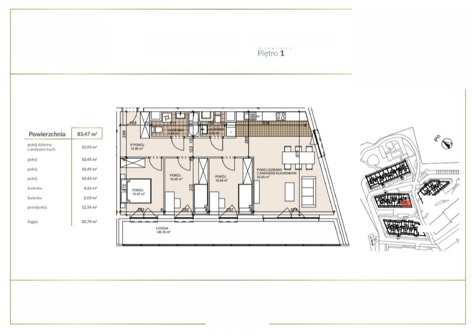 F1-1-14 — Lokum Porto bud E, F i H