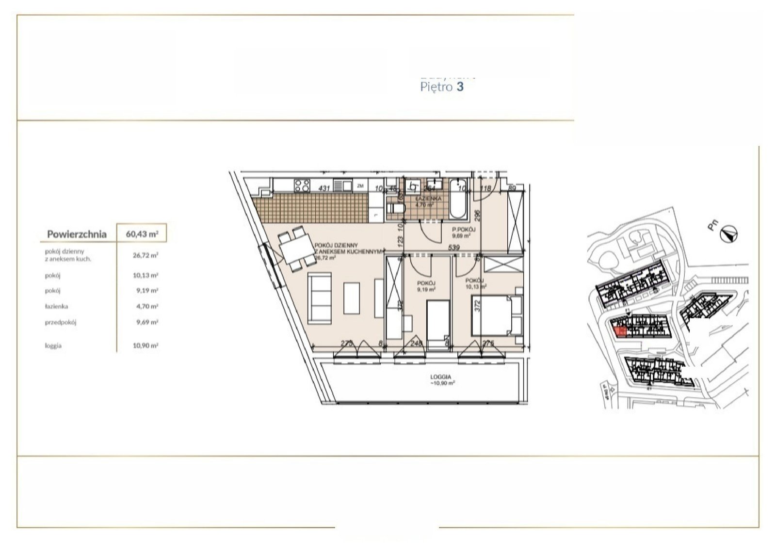 F1-3-38 — Lokum Porto bud E, F i H