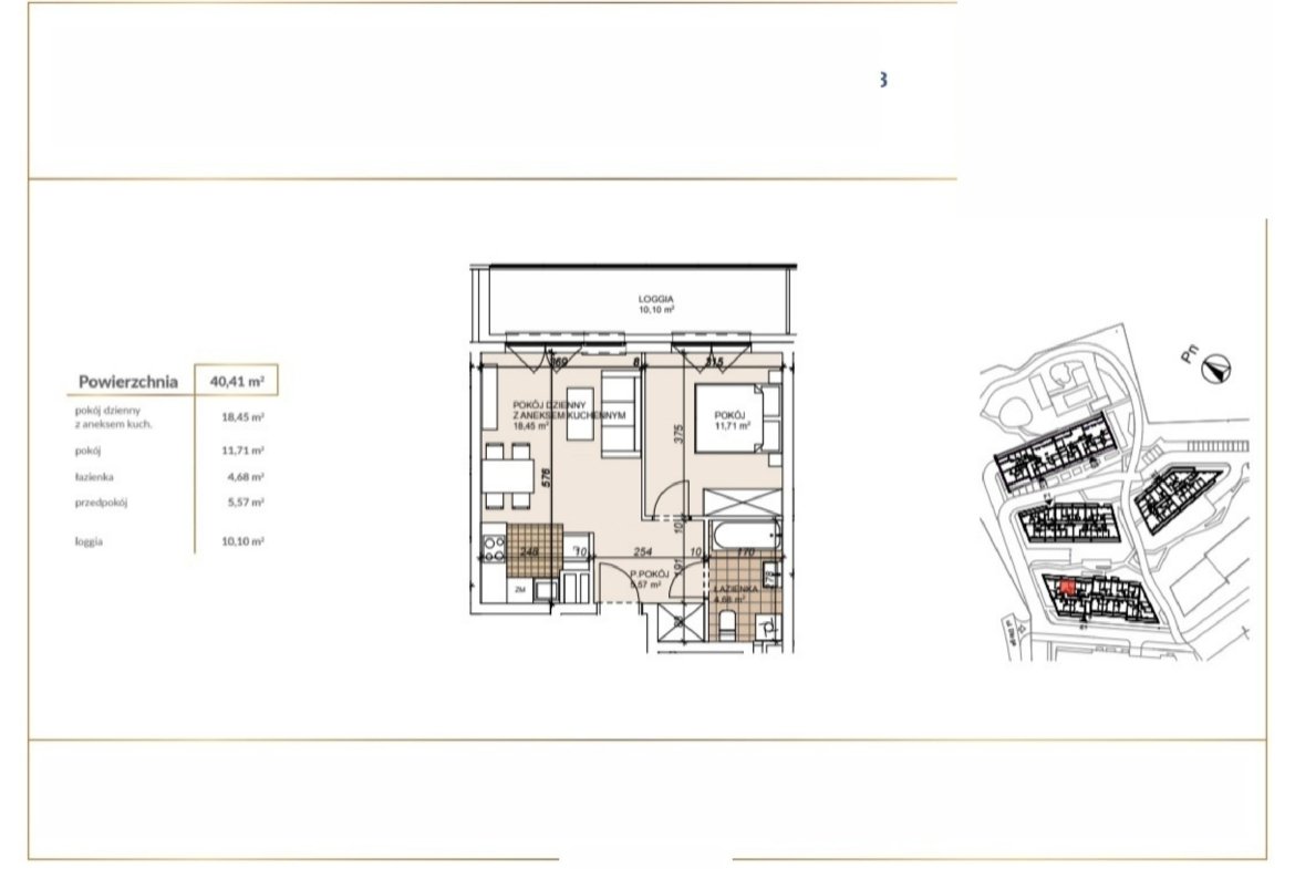 Floor plan E1-4-53 — Lokum Porto bud E, F i H