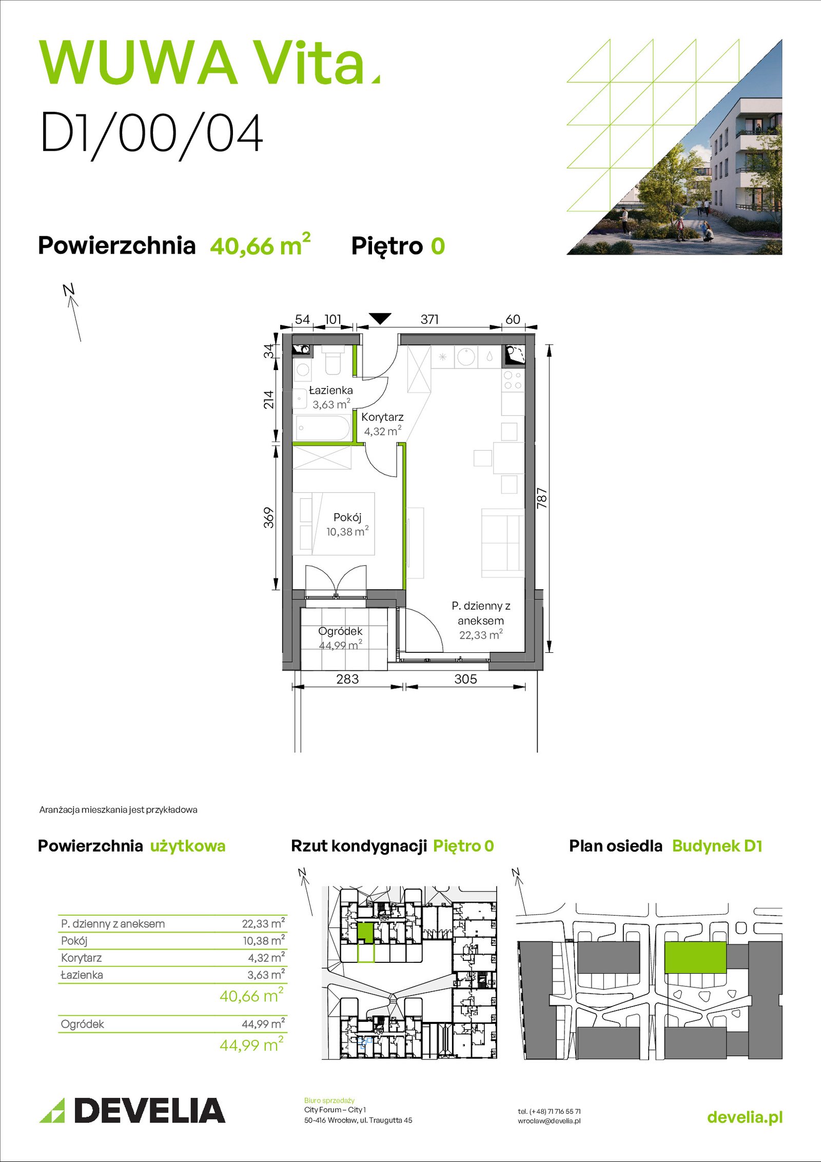 Rzut D1/00/04 — WUWA Vita etap III