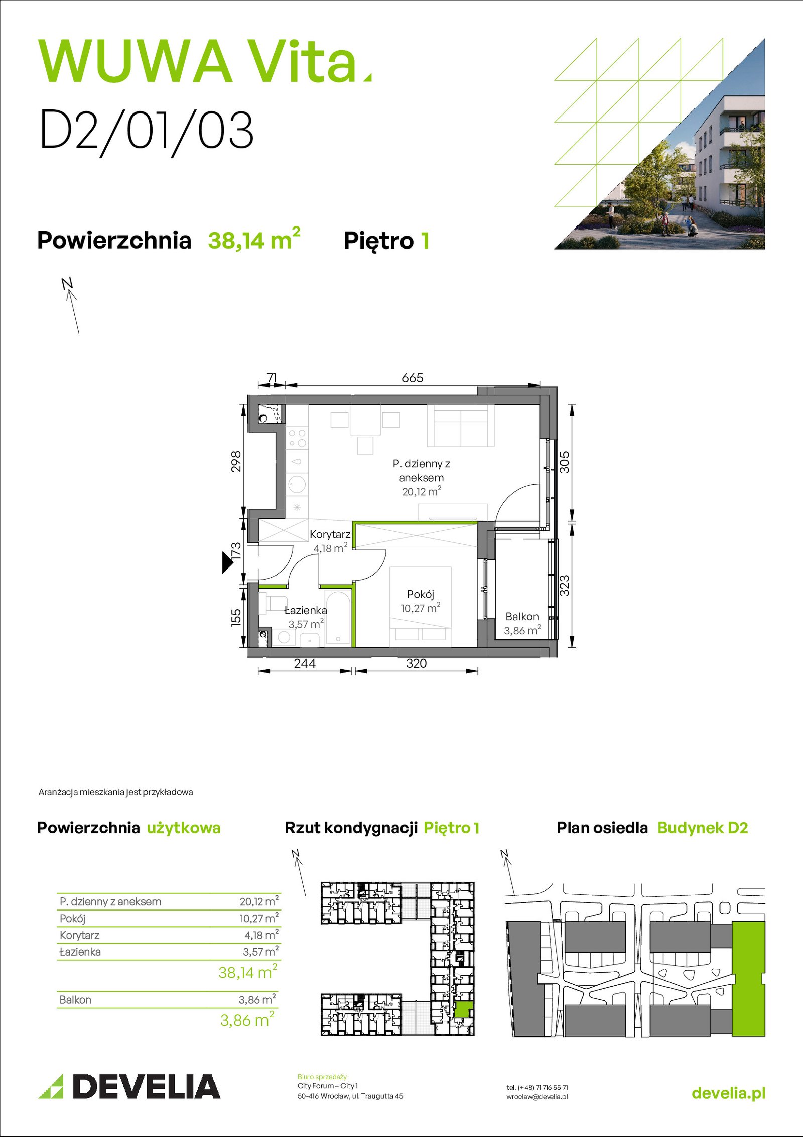 Rzut D2/01/03 — WUWA Vita etap III