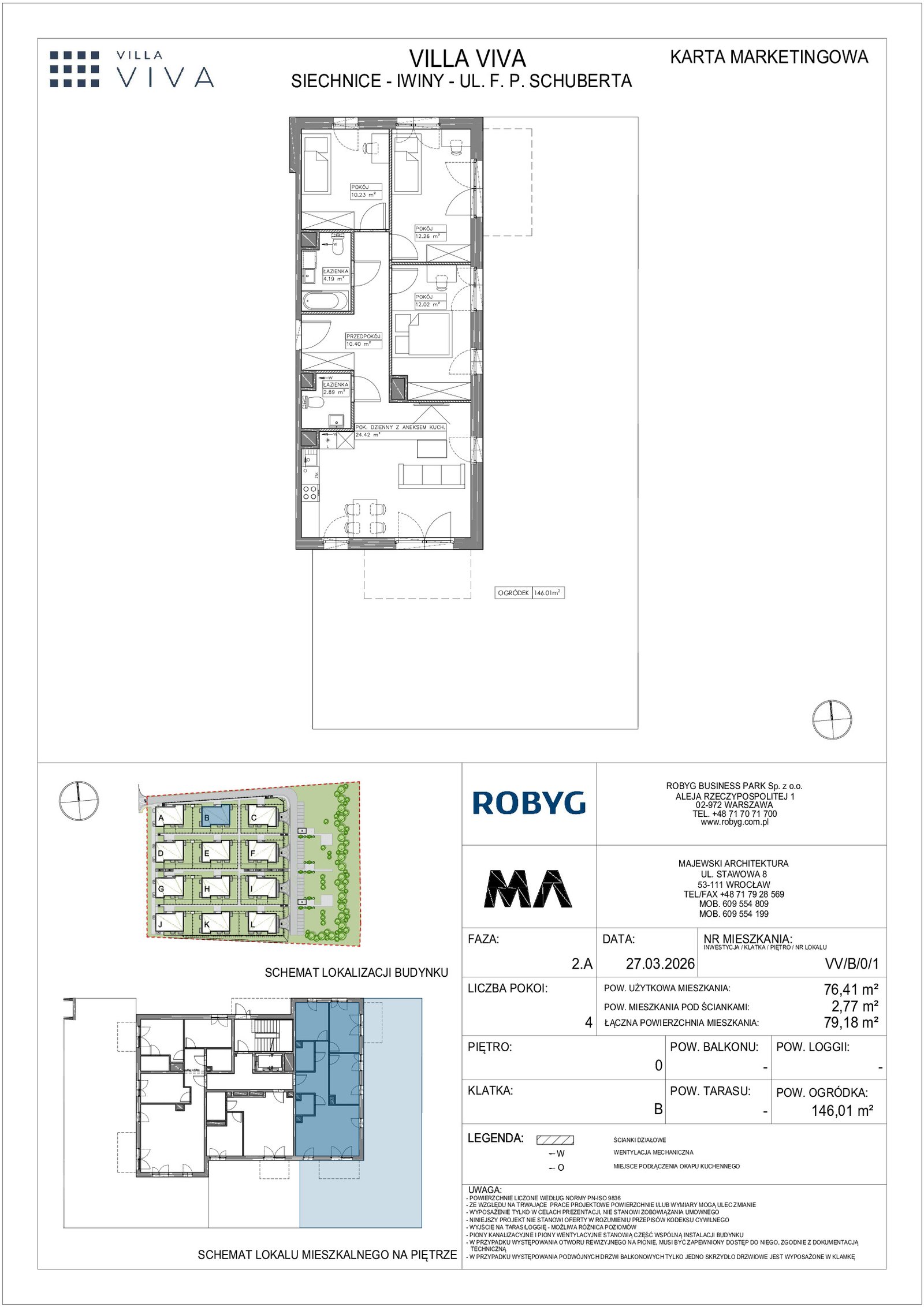 Rzut VV/B/0/1 — Villa Viva