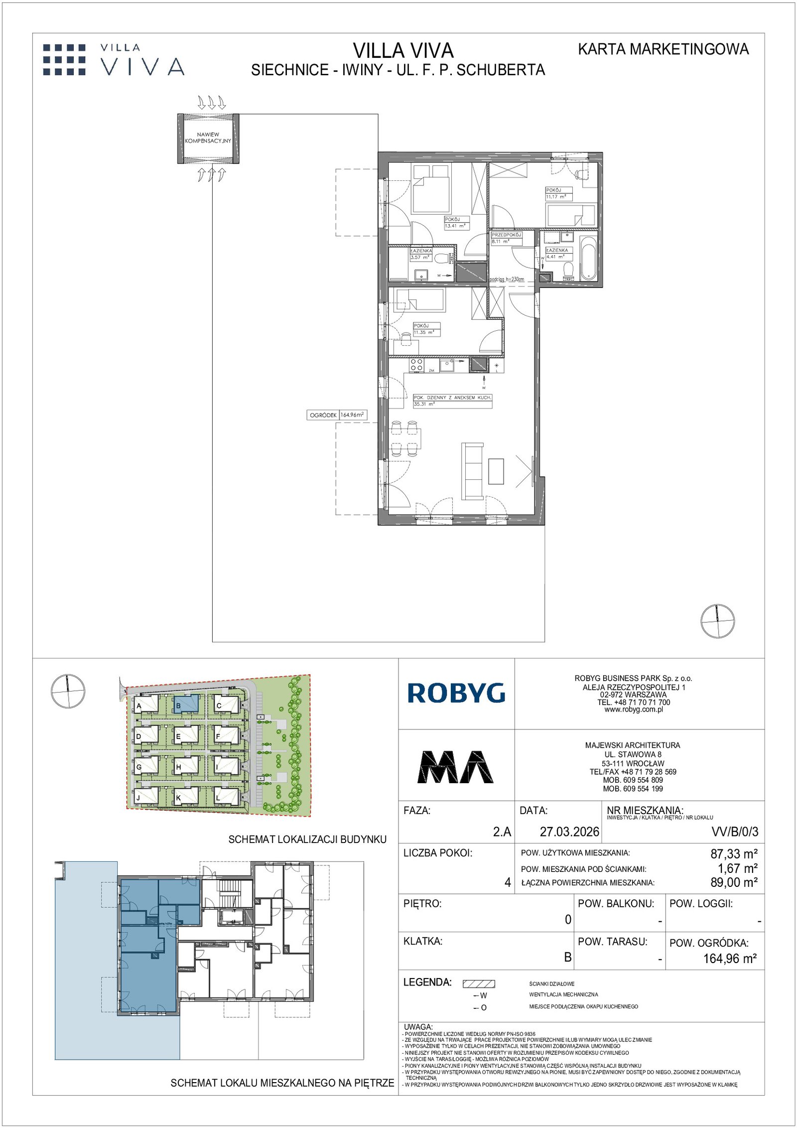 Rzut VV/B/0/3 — Villa Viva
