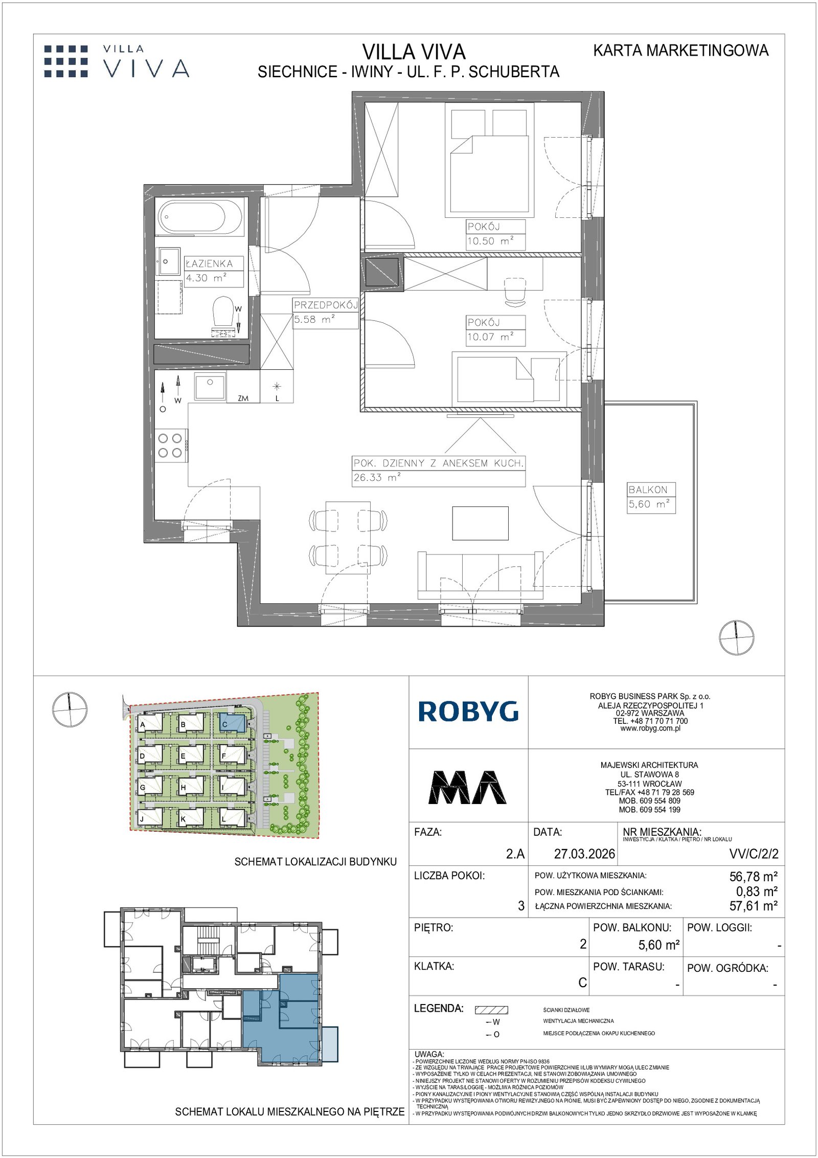 Rzut VV/C/2/2 — Villa Viva