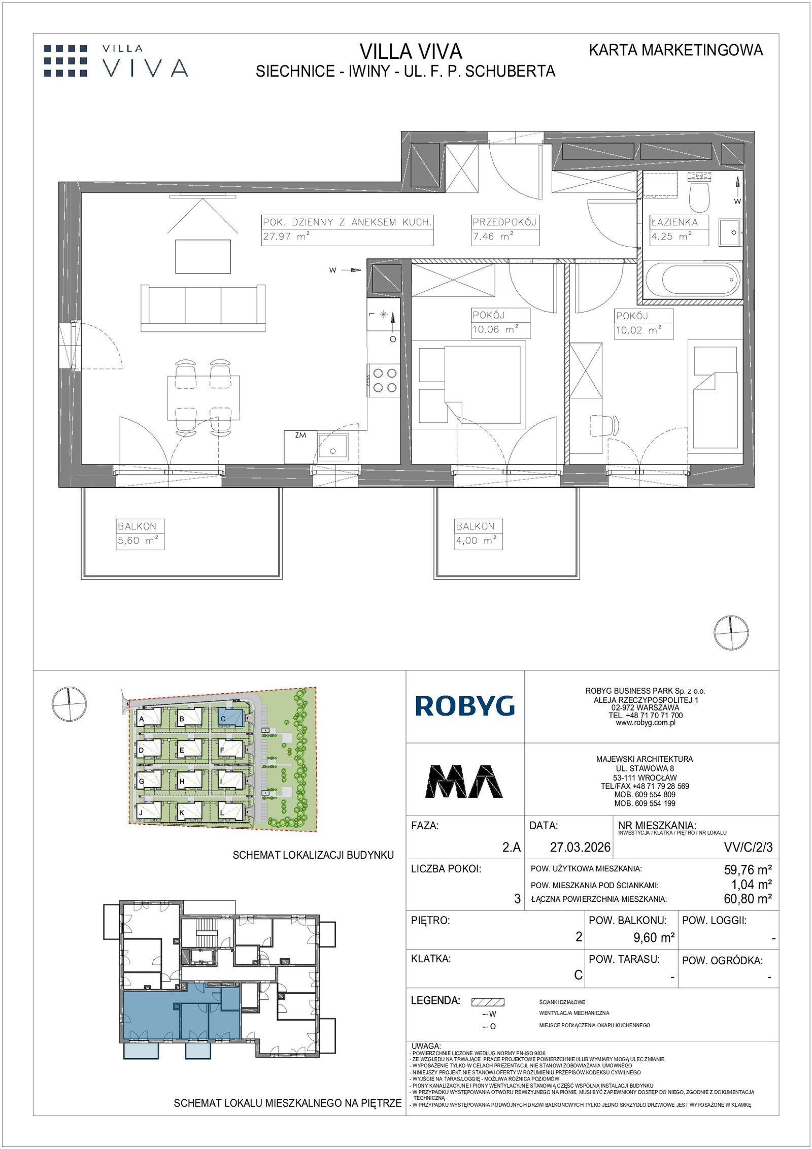 Rzut VV/C/2/3 — Villa Viva