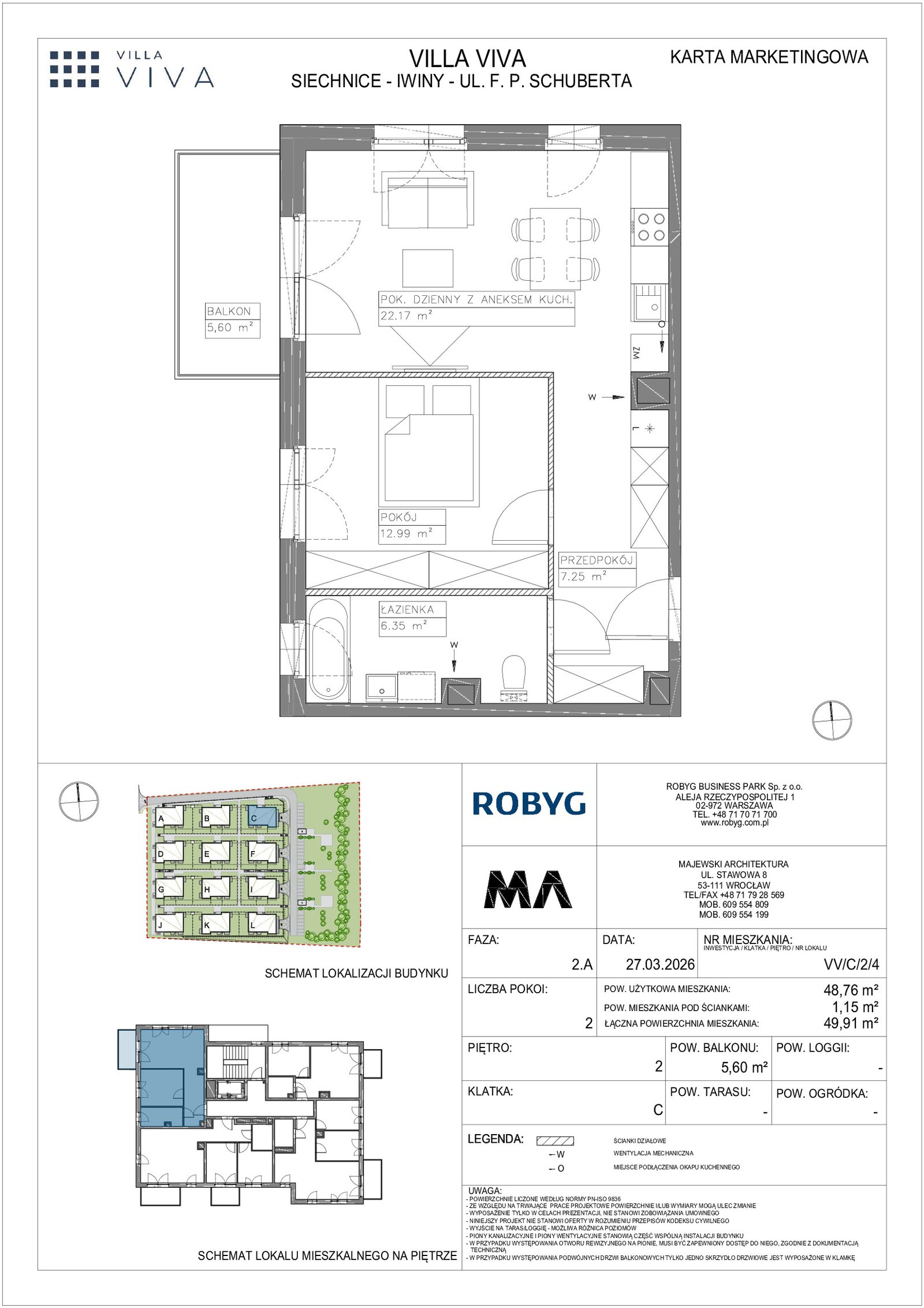 Rzut VV/C/2/4 — Villa Viva