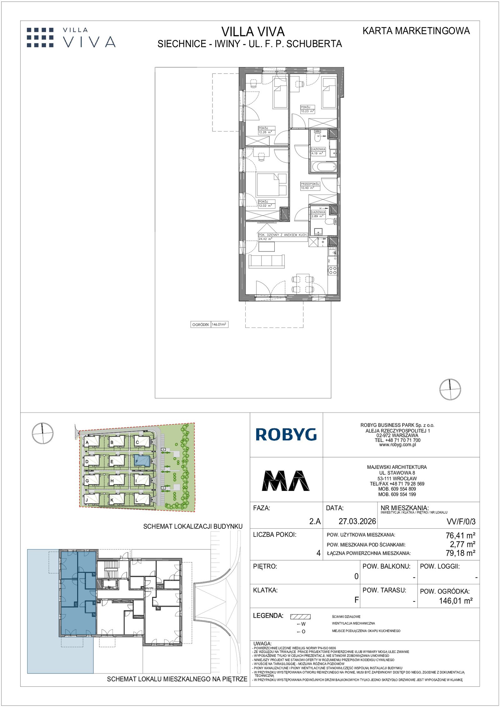 Rzut VV/F/0/3 — Villa Viva
