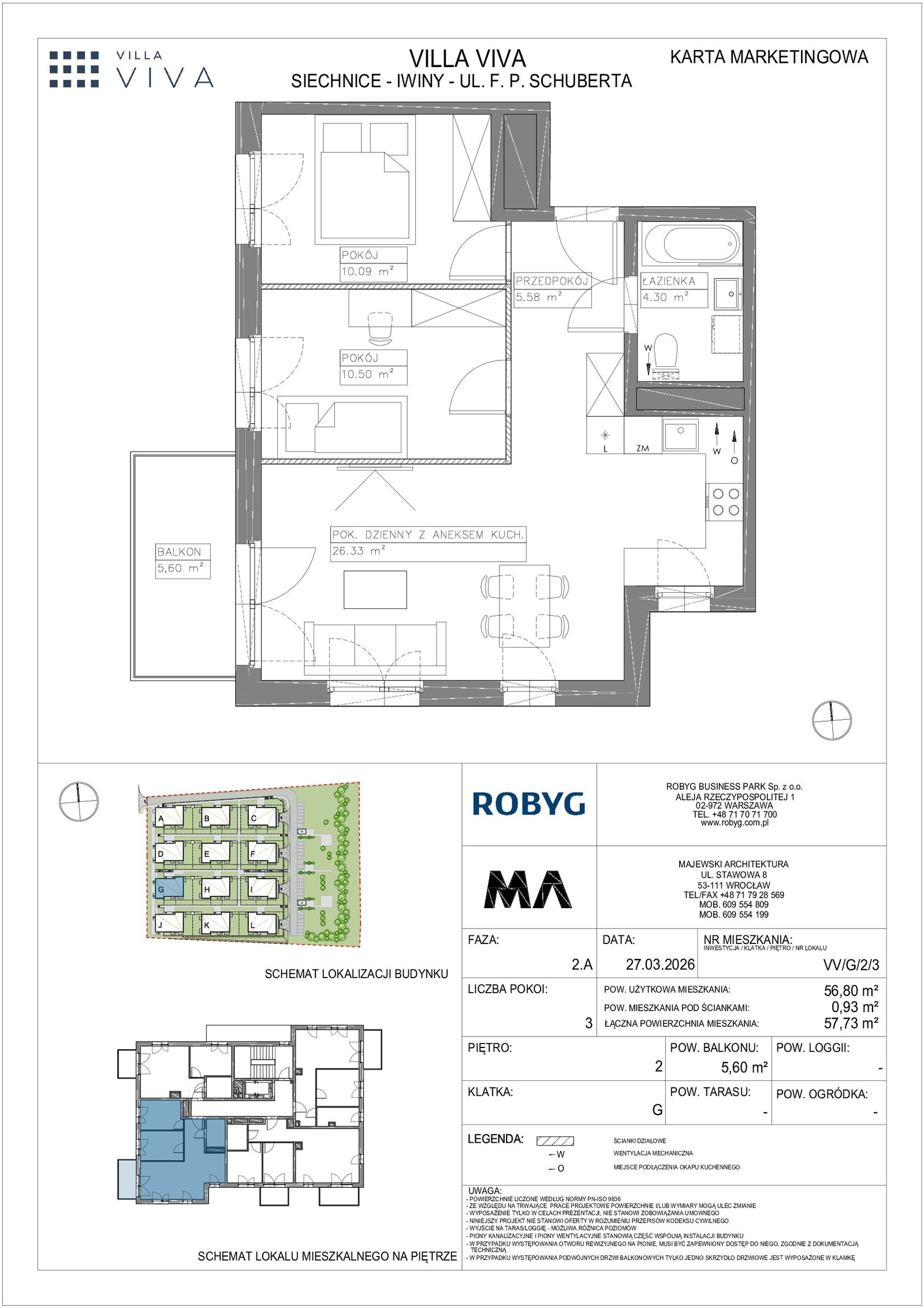 Rzut VV/G/2/3 — Villa Viva