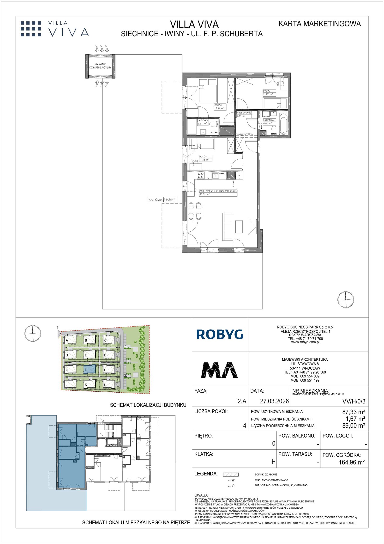 Rzut VV/H/0/3 — Villa Viva