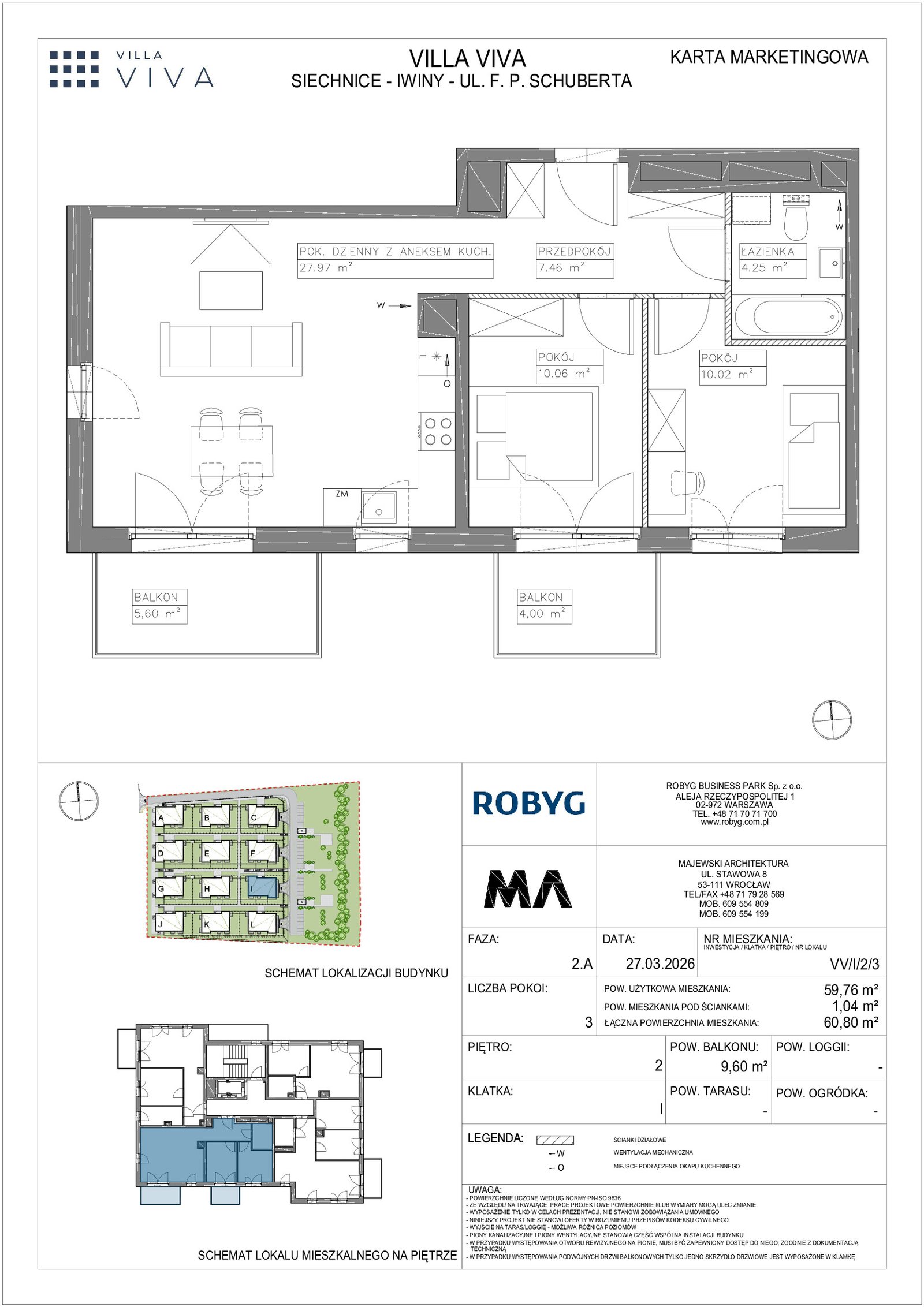 Rzut VV/I/2/3 — Villa Viva