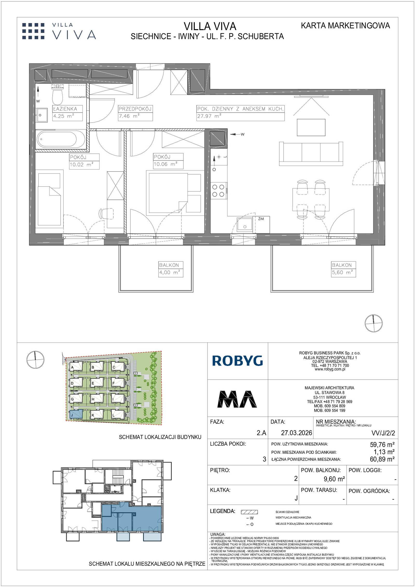 Rzut VV/J/2/2 — Villa Viva