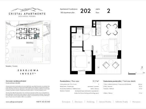 202 — Cristal Apartments