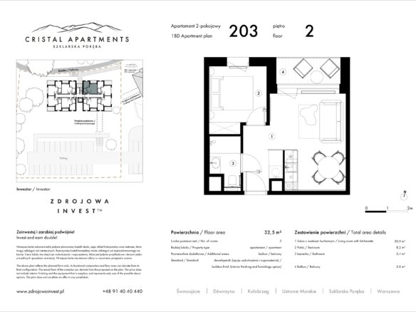 203 — Cristal Apartments