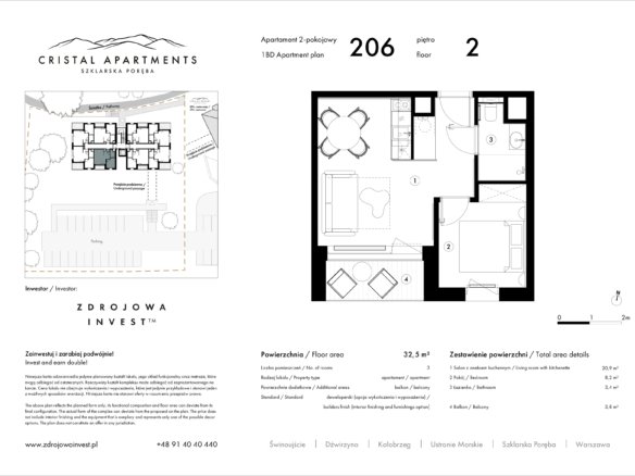 206 — Cristal Apartments