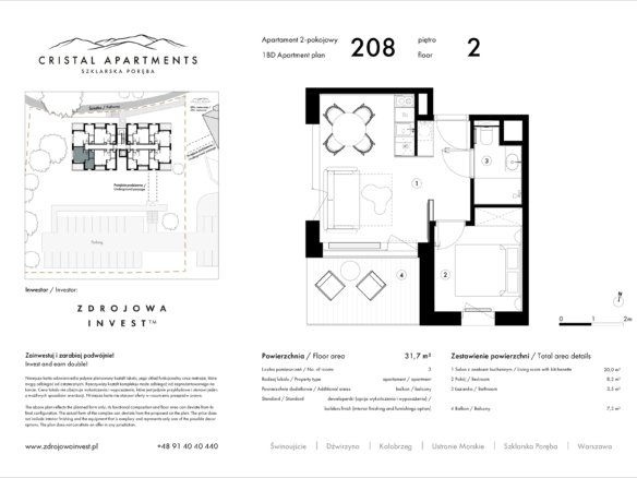 208 — Cristal Apartments