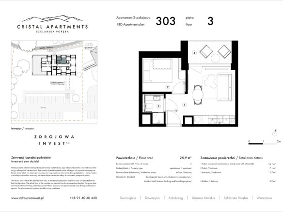 303 — Cristal Apartments