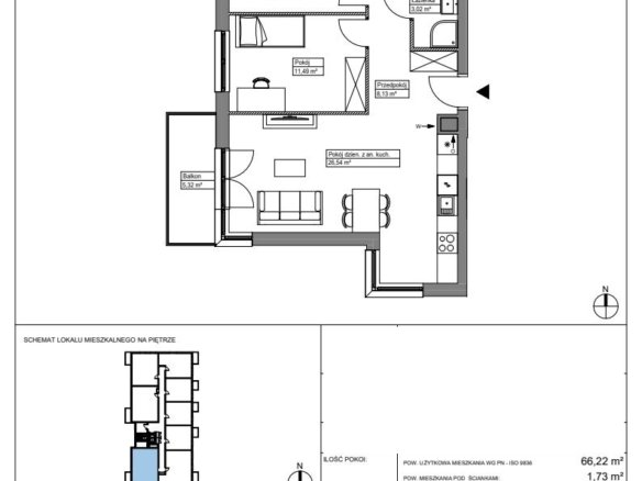 KR8/B/2/8 — Apartamenty Krakowska 8