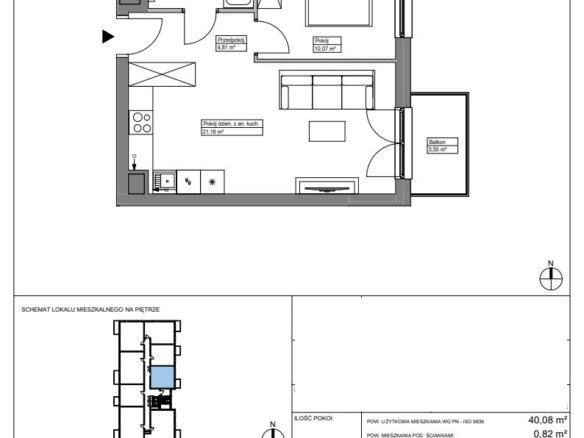 KR8/C/3/8 — Apartamenty Krakowska 8