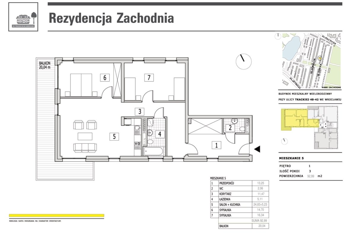 Rzut M5 — Rezydencja Zachodnia