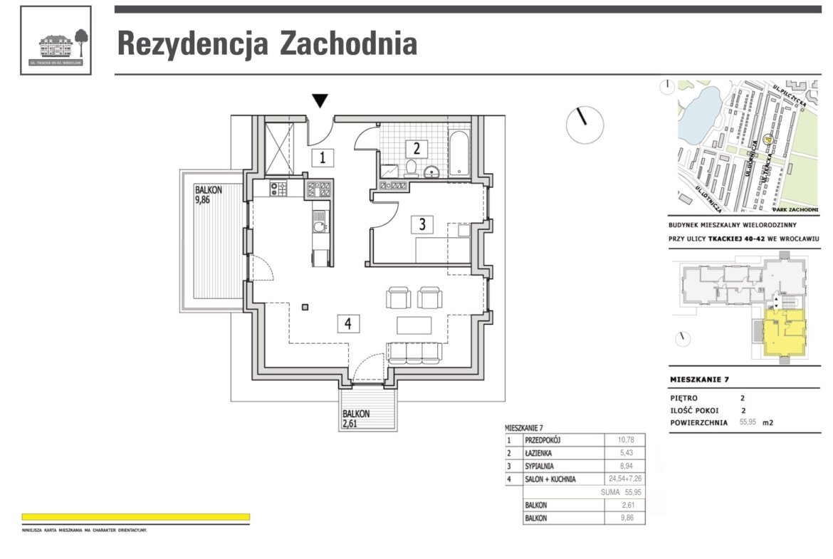 Rzut M7 — Rezydencja Zachodnia