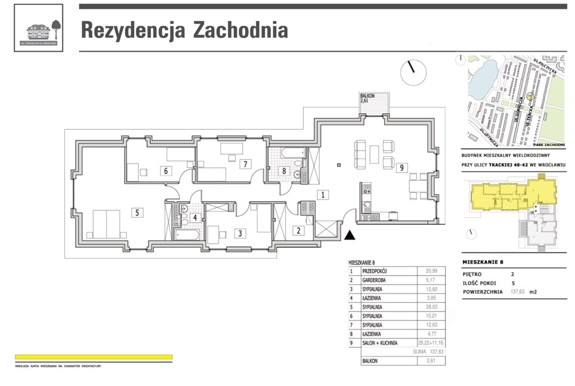 Rzut M8 — Rezydencja Zachodnia