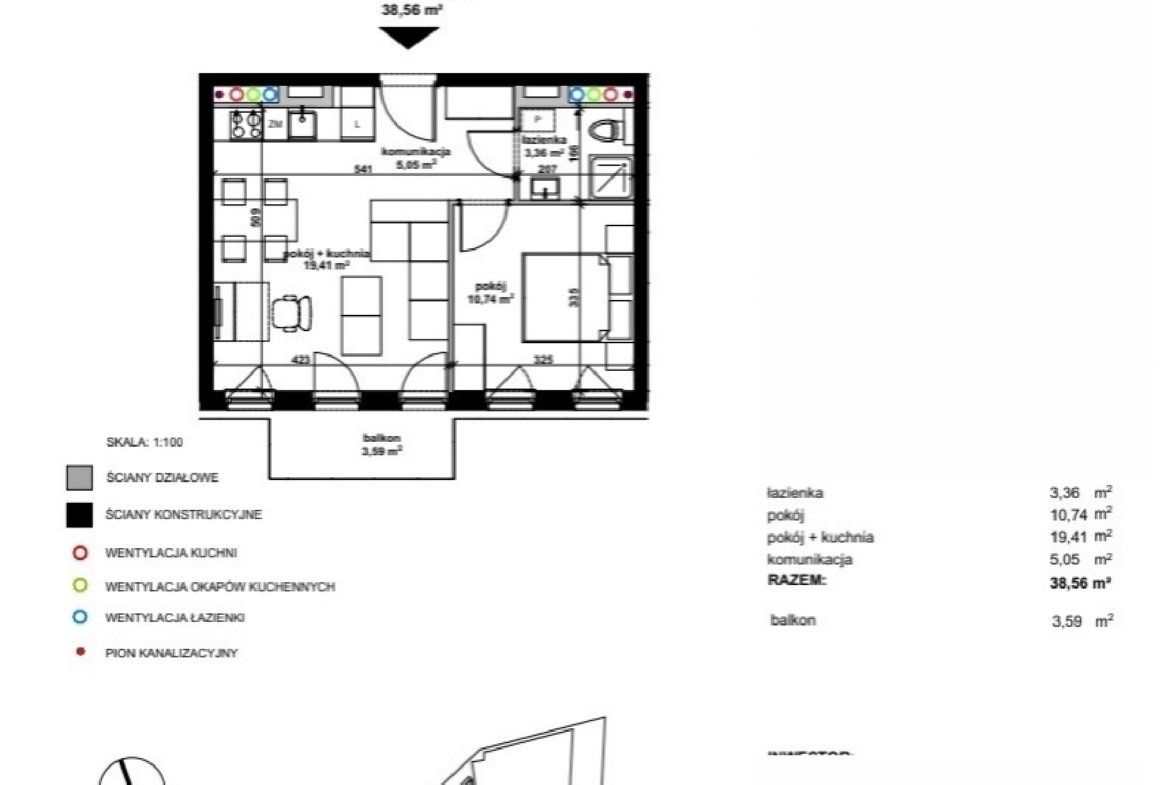 Rzut 3_08 — Zwycięska 3 – apartamenty inwestycyjne