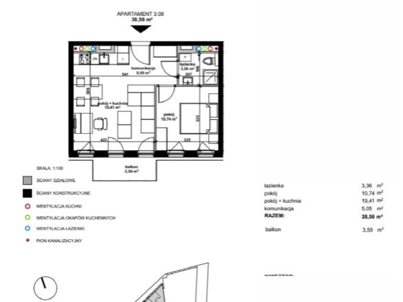 3_08 — Zwycięska 3 – apartamenty inwestycyjne