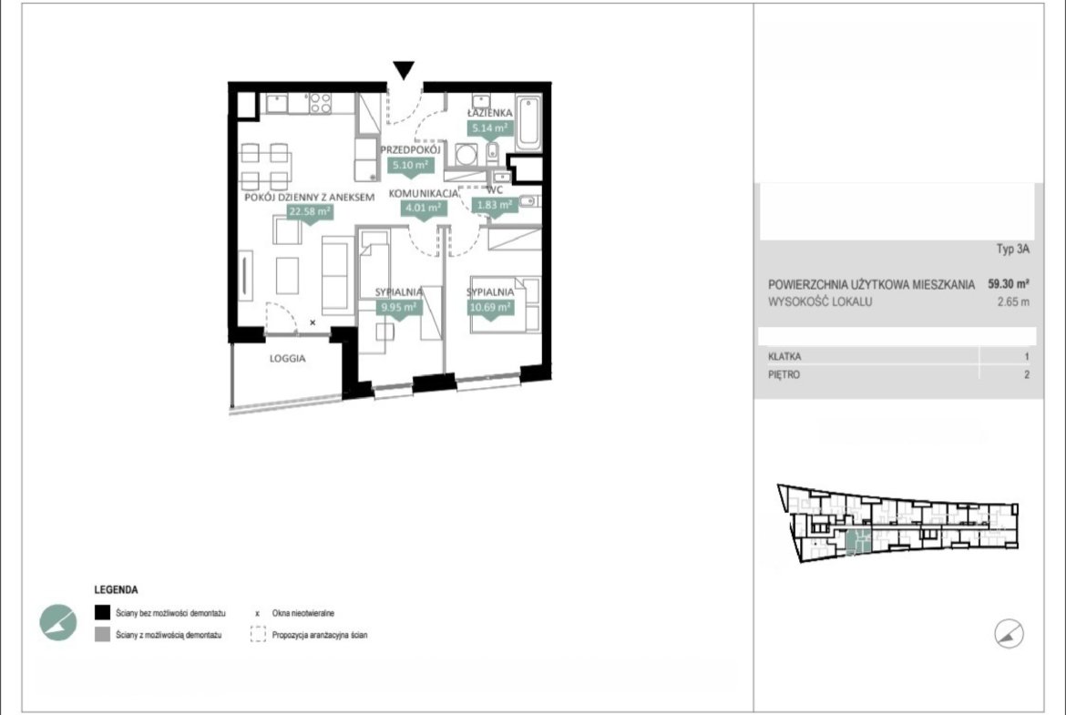 Rzut A1 10 — Swobodna Living