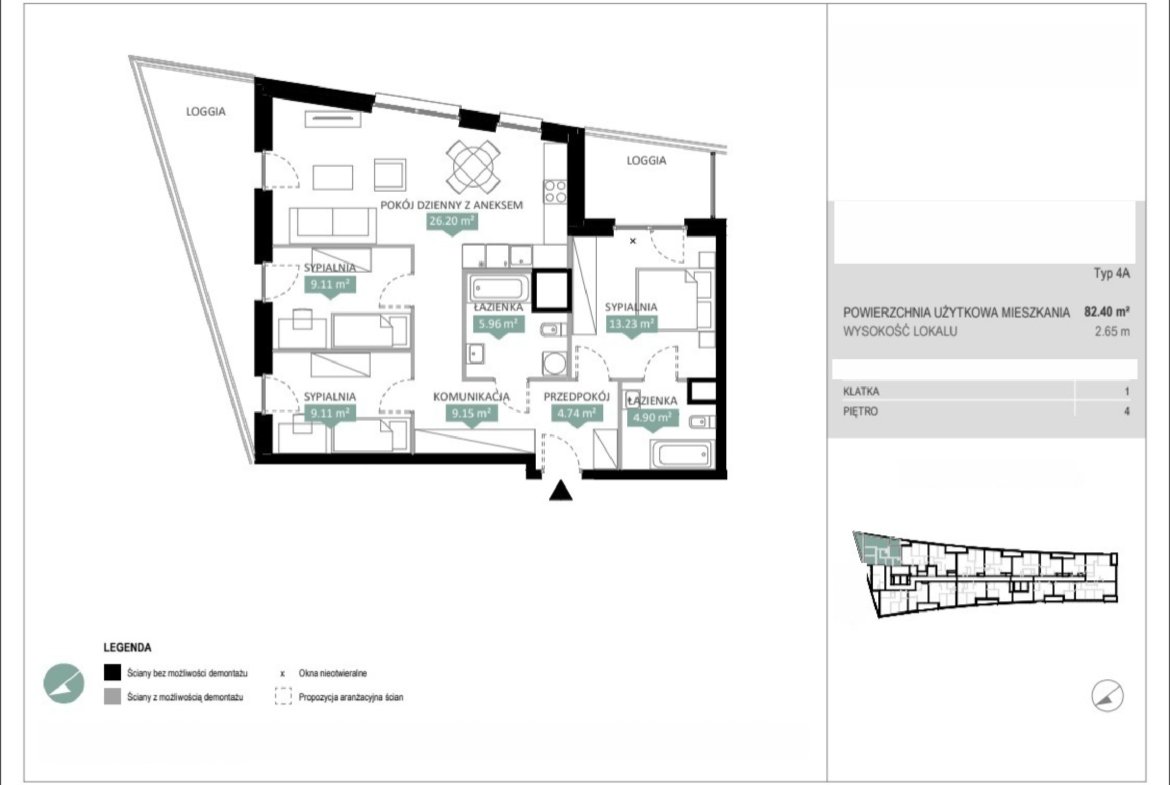 Rzut A1 28 — Swobodna Living