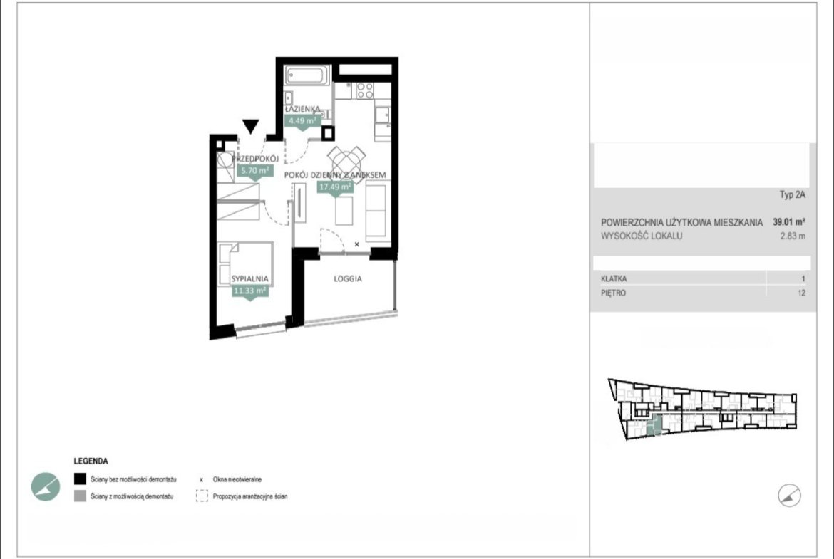 Rzut A1 81 — Swobodna Living