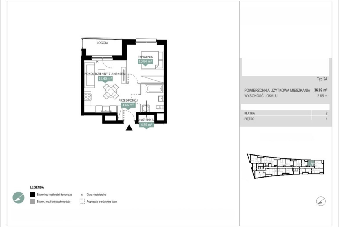 Rzut A2 116 — Swobodna Living