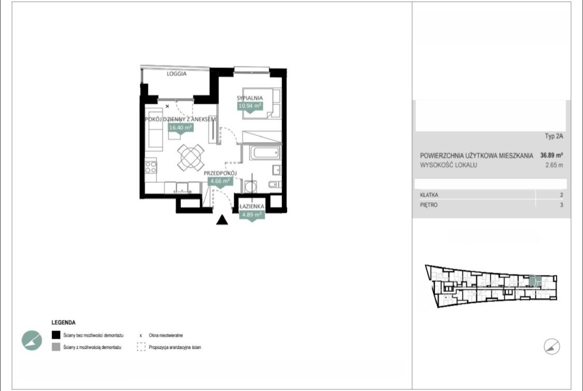 Rzut A2 138 — Swobodna Living