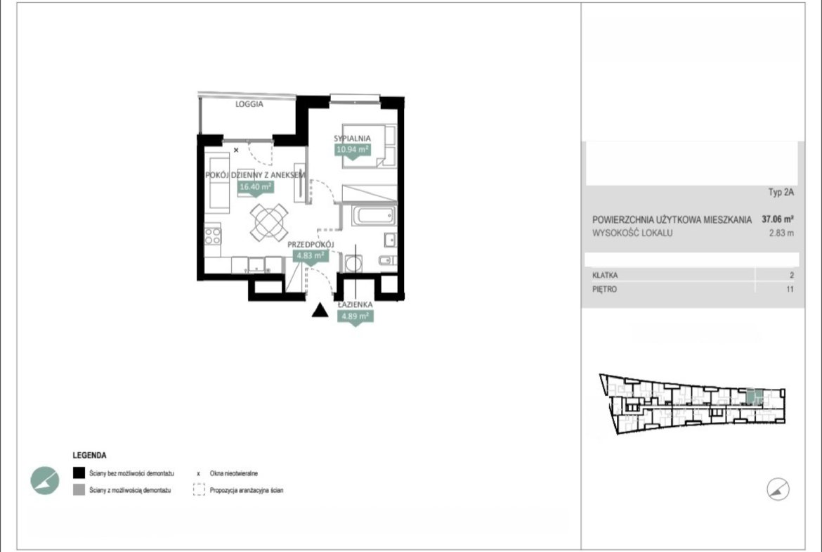 Rzut A2 226 — Swobodna Living
