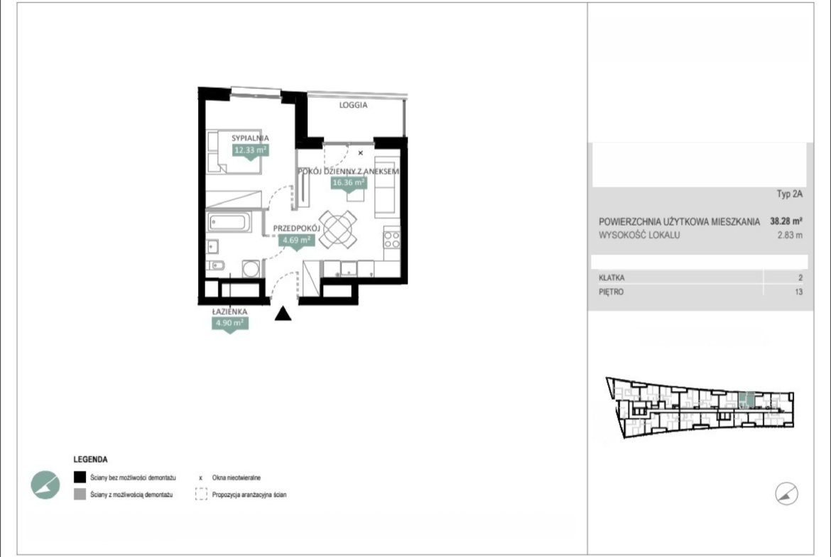 Rzut A2 247 — Swobodna Living