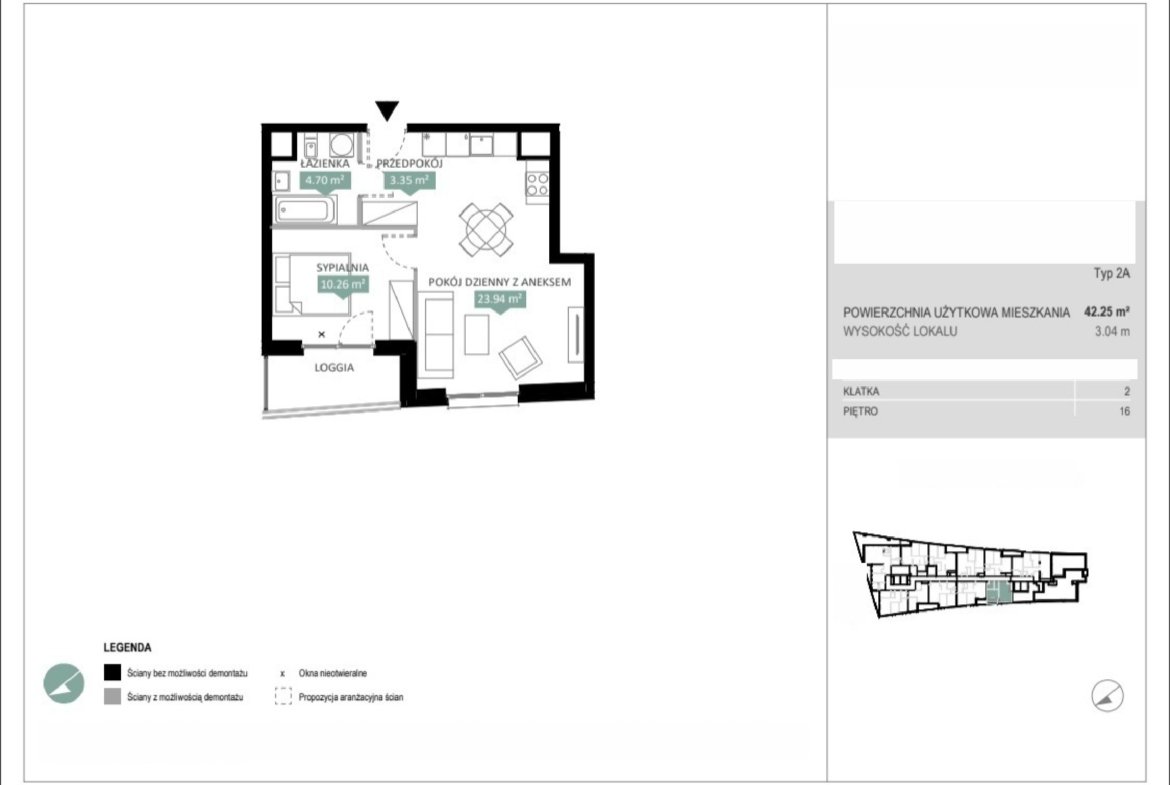 Rzut A2 270 — Swobodna Living