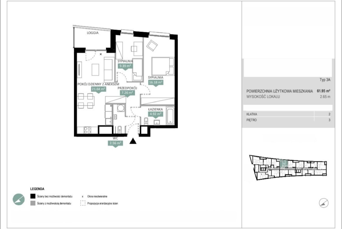 Rzut A2 134 — Swobodna Living