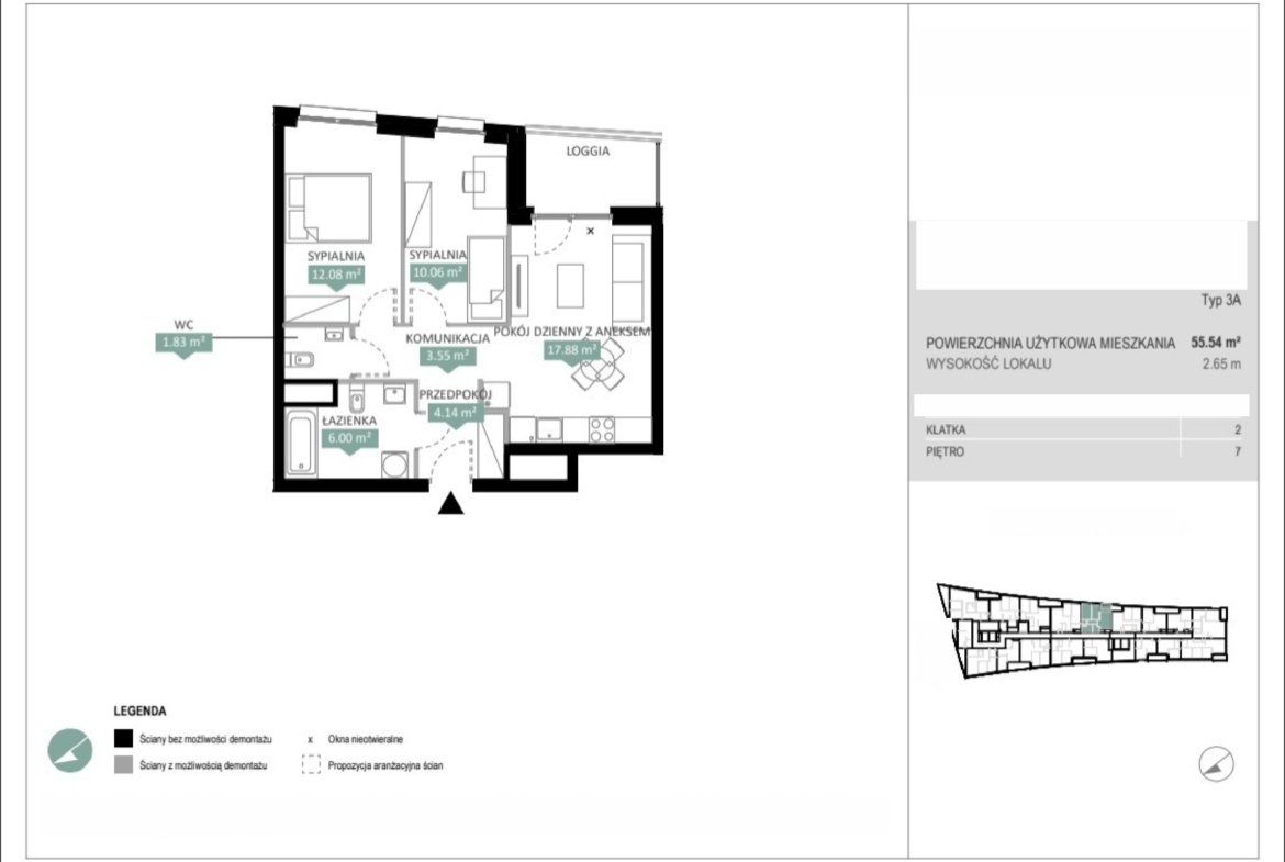 Rzut A2 179 — Swobodna Living