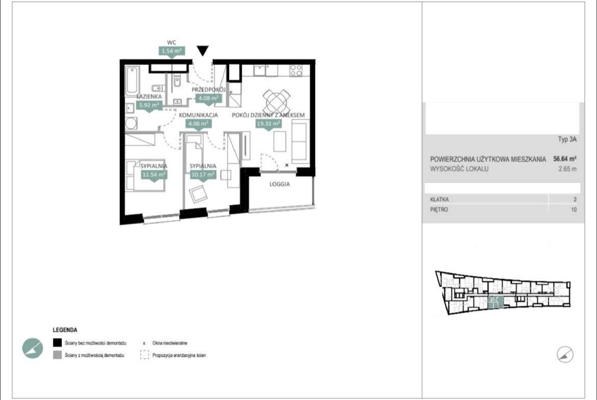 Rzut A2 210 — Swobodna Living