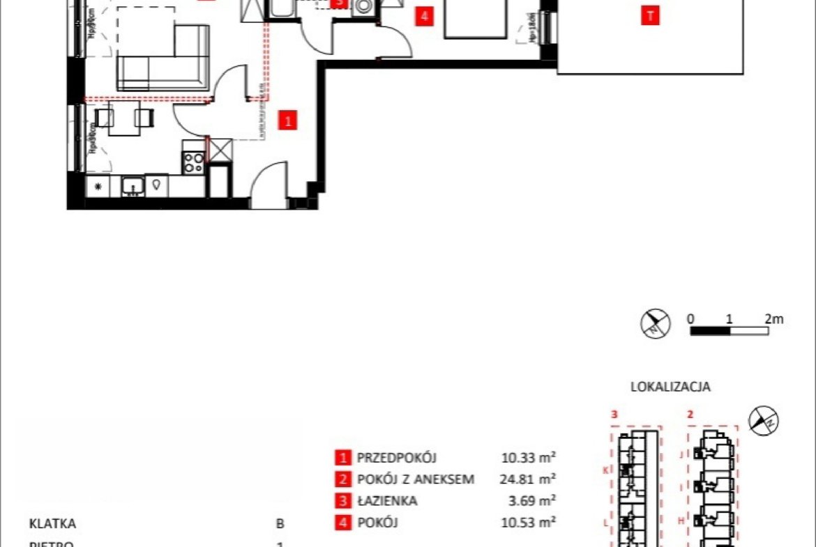 Rzut 11/1 — Apartamenty Jeździecka