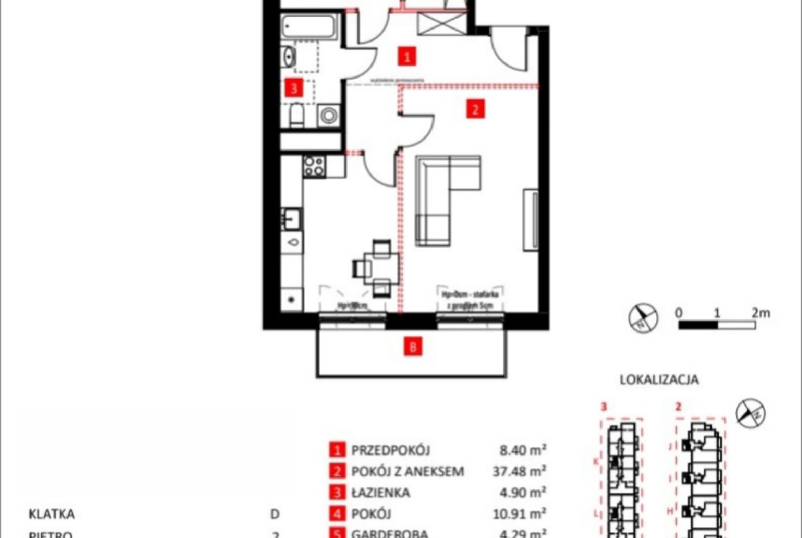 Rzut 11/6 — Apartamenty Jeździecka