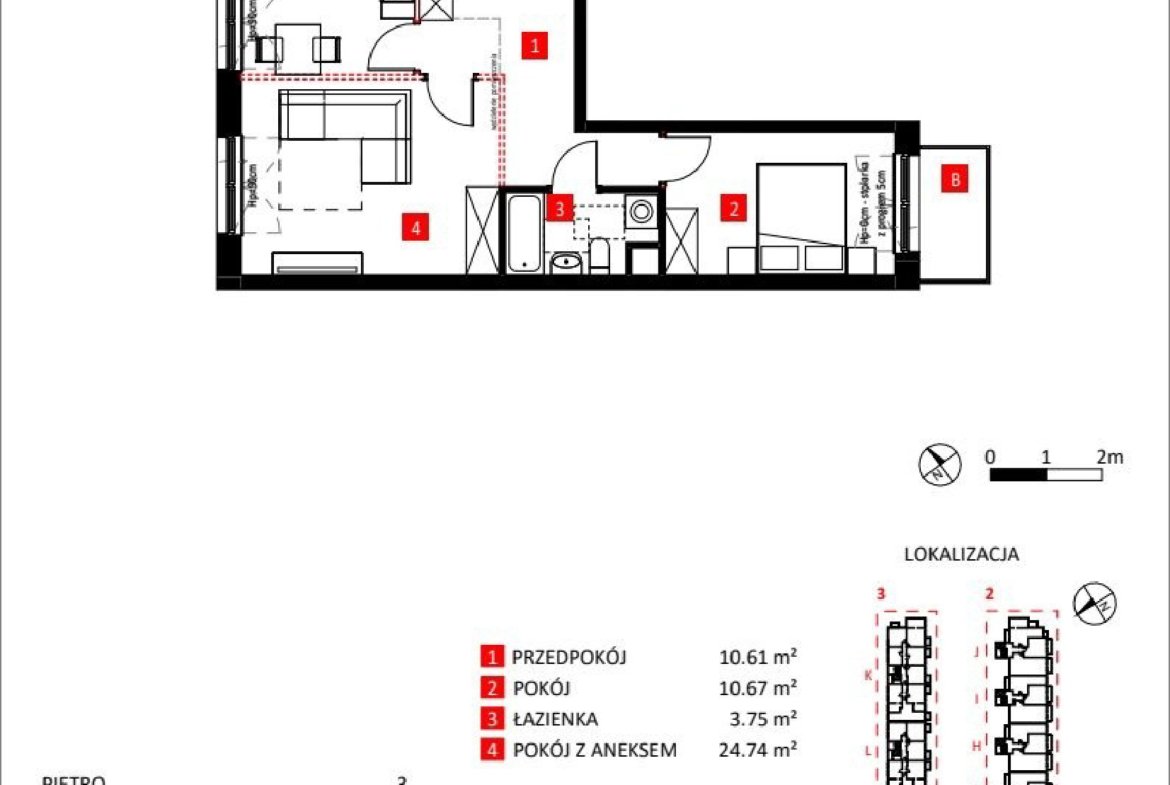 Rzut 13/8 — Apartamenty Jeździecka