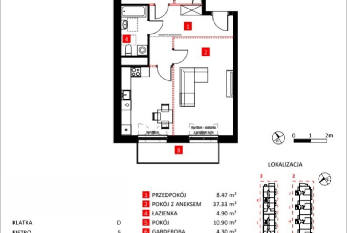 Rzut 11/12 — Apartamenty Jeździecka