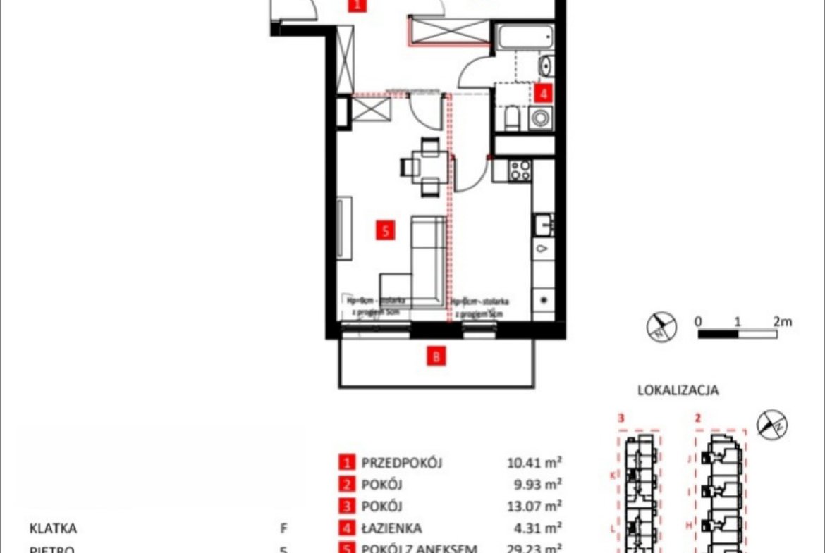 Rzut 13/15 — Apartamenty Jeździecka