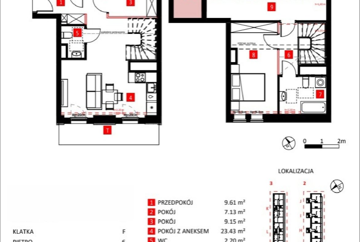 Rzut 13/18 — Apartamenty Jeździecka