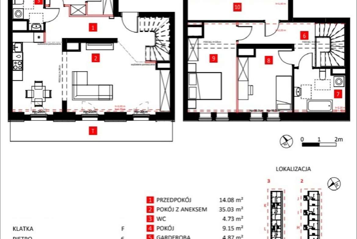 Rzut 13/19 — Apartamenty Jeździecka