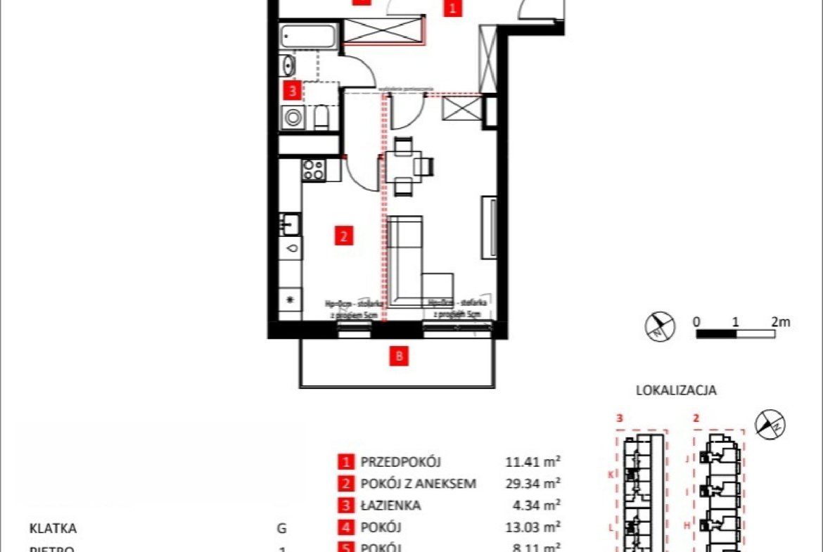 Rzut 13A/5 — Apartamenty Jeździecka