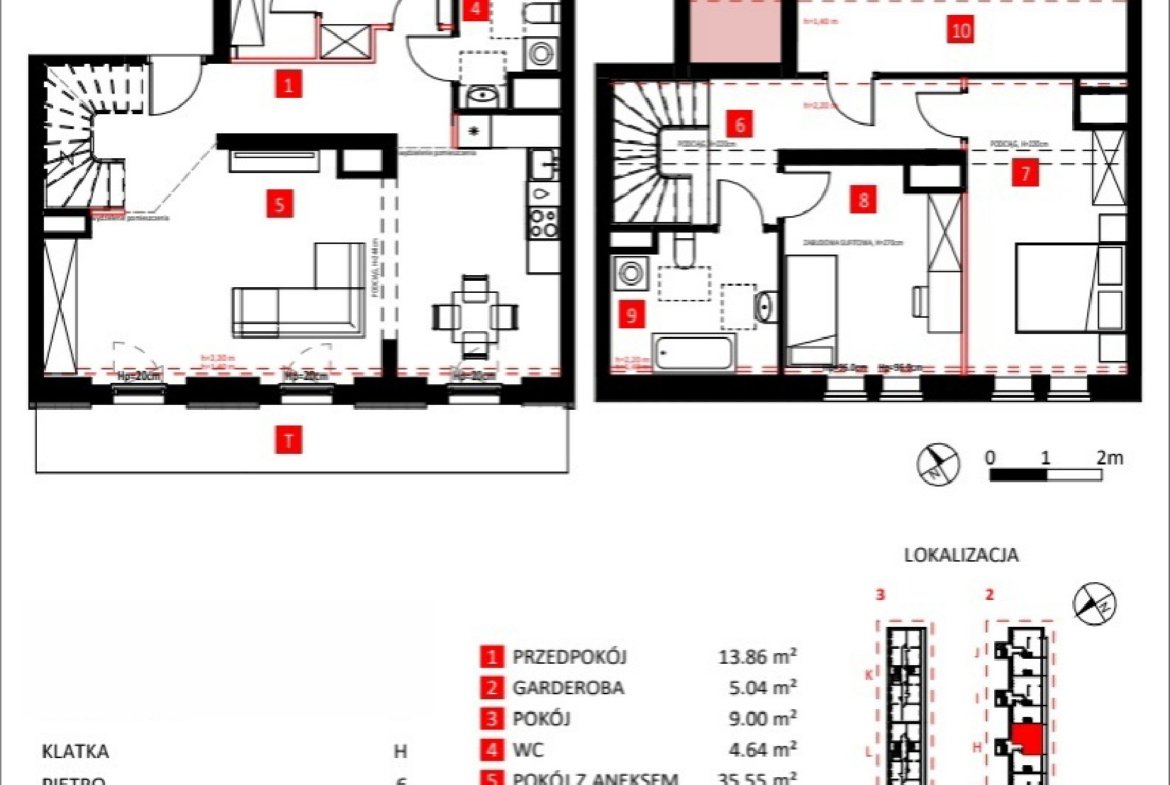 Rzut 15/18 — Apartamenty Jeździecka